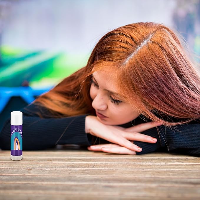 Fumete 50 Pcs Suicide Prevention Awareness Lip Balm Bulks Purple Teal Ribbon Lip Balm Mental Health Care Gift for Suicide Prevention Awareness Inspirational Favor Charity Campaign Supplies-Velvo Beauty