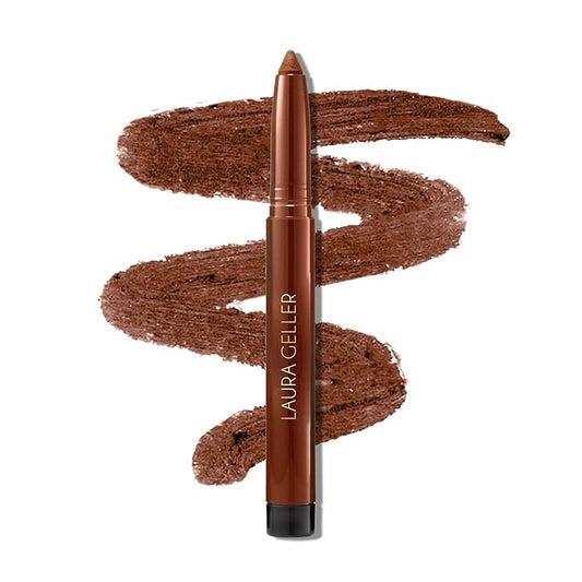 LAURA GELLER NEW YORK Kajal Longwear Kohl Eyeliner Pencil with Caffeine, Smooth & Blendable Makeup, Antique Bronze-Velvo Beauty