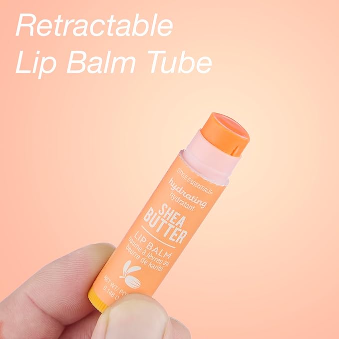 Expressions 10pc Lip Balm Collection -Hydrating Lip Balms Infused- Enriched Lip Balm Set-Velvo Beauty