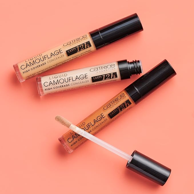 Catrice | Liquid Camouflage High Coverage Concealer | Ultra Long Lasting Concealer | Oil & Paraben Free | Cruelty Free (005 | Light Natural)-Velvo Beauty