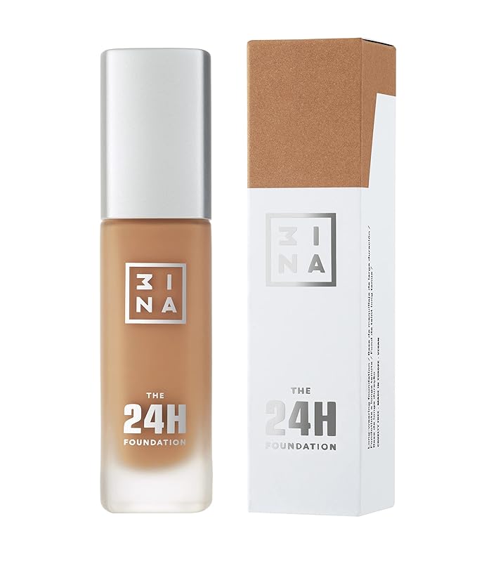 3INA The 24H Foundation 621-24H Long-Wearing Formula - Medium To High Buildable Coverage - Smooth Matte Finish - Expanded Shade Selection - Waterproof, Cruelty Free, Vegan Makeup- 1.01 Oz-Velvo Beauty