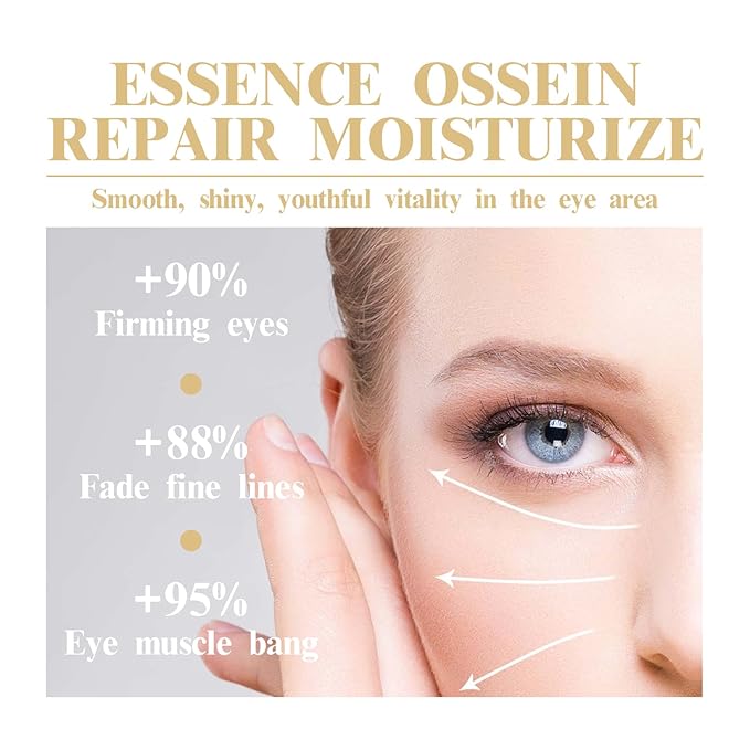 Eye Cream, Collagen Under Eye Cream with Hyaluronic Acid for Dark Circles, Puffy Eyes & Wrinkles, Anti Aging Eye Cream, 1 Fl. Oz-Velvo Beauty