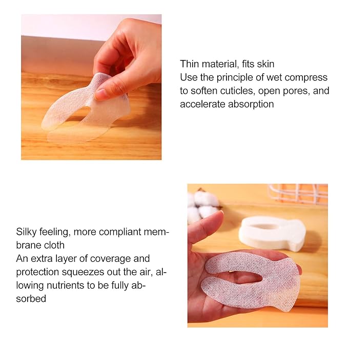 Sonew DIY Beauty Salon Eye Mask, 800pcs, Ultra-Thin, Plant Fibers, Moisturizing, Unisex, Pads, Sheet-Velvo Beauty