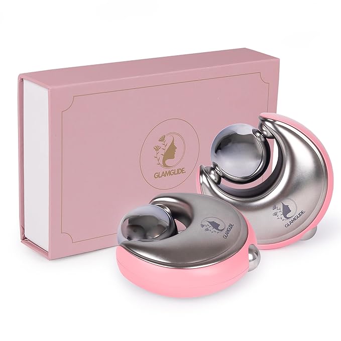 Cryo-Infused Ice Roller for Face Women Pack of 2 - Ergonomic Facial Ice Roller for Eyes, Cheeks, Nose, Mouth, Neck - Travel Freezer Face Depuffer Massager - Skincare Beauty Ice Globes for Face-Velvo Beauty