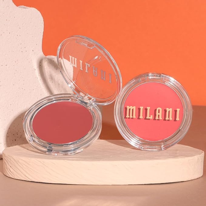 Milani Cheek Kiss Cream Blush- Cream to Gel Blush for Cheek and Lip Tint-Velvo Beauty