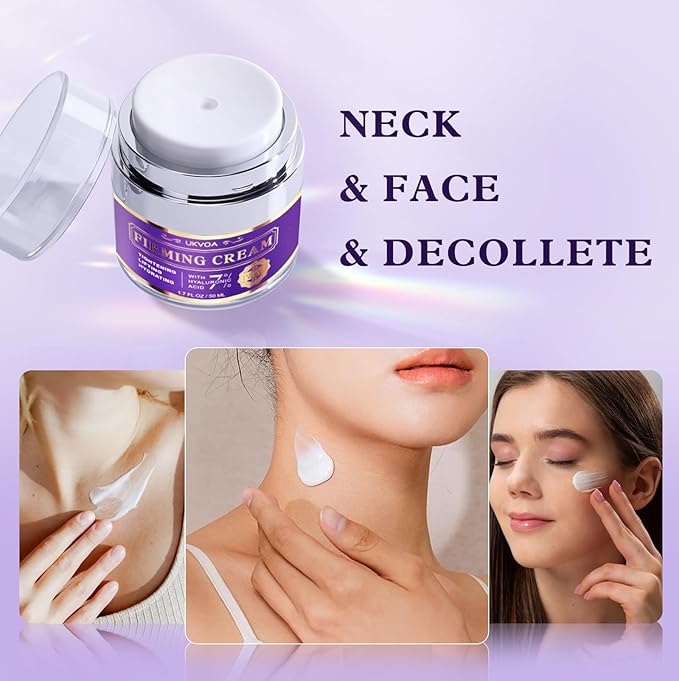 Retinol Neck & Face Wrinkle Cream for Women, Neck Cream for Tightening and Firming, Anti Aging Skin Care with Collagen & Hyaluronic Acid, Instant Face Lift Cream 1.7 Fl Oz-Velvo Beauty