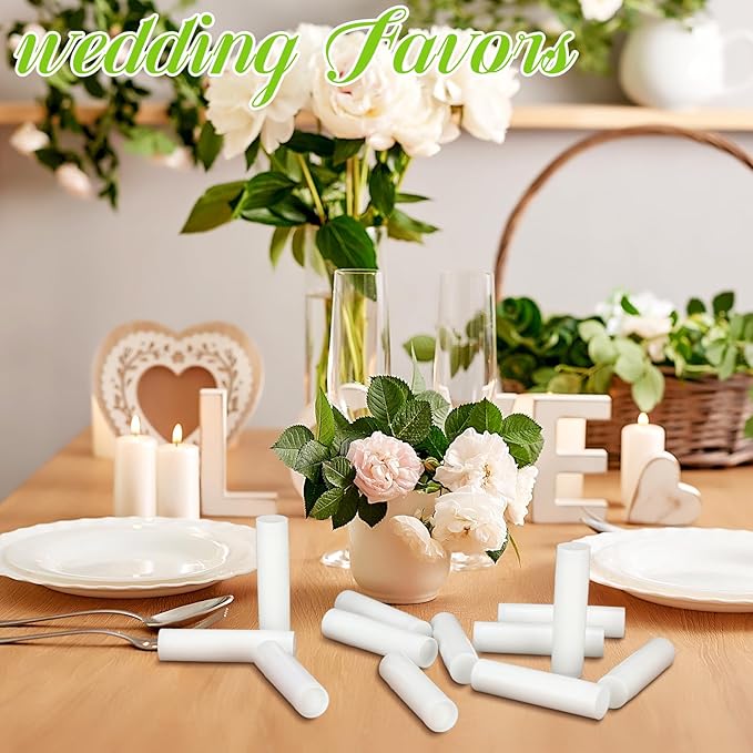 Demissle 150 Pcs Unlabeled Lip Balm Bulk Chapped Stick Blank Mini Lip Balm Gifts Moisturizing Lip Balms Favors for Women Homeless Wedding Bridal Shower Favors Baby Shower Guests Favors(Vanilla)-Velvo Beauty