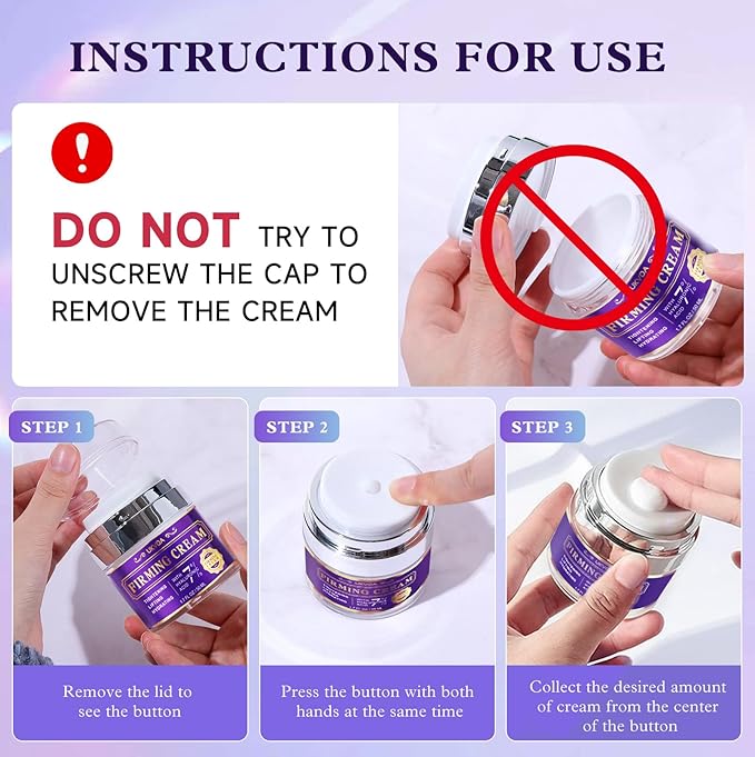 Retinol Neck & Face Wrinkle Cream for Women, Neck Cream for Tightening and Firming, Anti Aging Skin Care with Collagen & Hyaluronic Acid, Instant Face Lift Cream 1.7 Fl Oz-Velvo Beauty