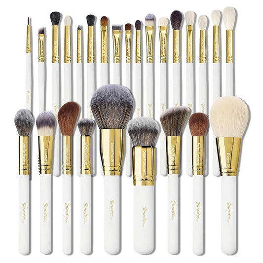 Professional Makeup Brushes Set Premium Quality Goat Hair Synthetic Fiber Powder Foundation Highlight Concealer Eyeshadow Blending By Bueart Design-Velvo Beauty