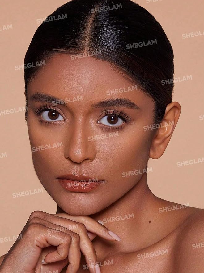 SHEGLAM SKin-Focus Full Coverage Powder Foundation Oil-Control Lightweight Face Pressed Powder Makeup-Wheat-Velvo Beauty