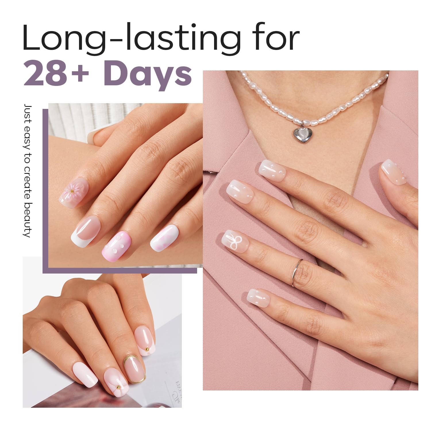 modelones Extra Short Square Fake Nail Tips - 510Pcs Full Matte Gel Tips Pre-shaped Full Cover Clear Acrylic Gel Kit False Press on Nails for Extension DIY Salon 15Sizes-Velvo Beauty