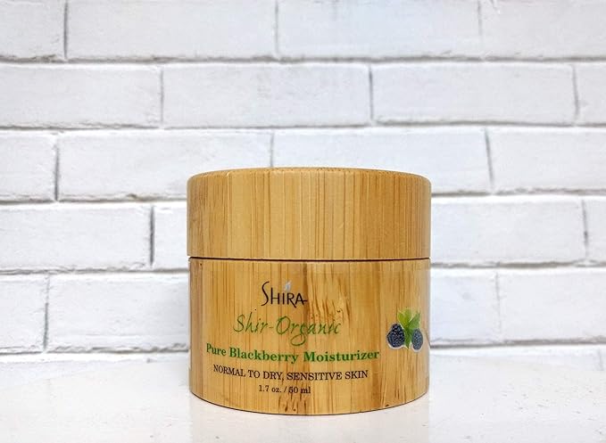 Shir-Organic Pure Blackberry Moisturizer Helps Fight Against Free Radicals Smooth Even Texture Regenerates the Skin for Normal to Dry & Sensitive Skin Type(50ml)-Velvo Beauty
