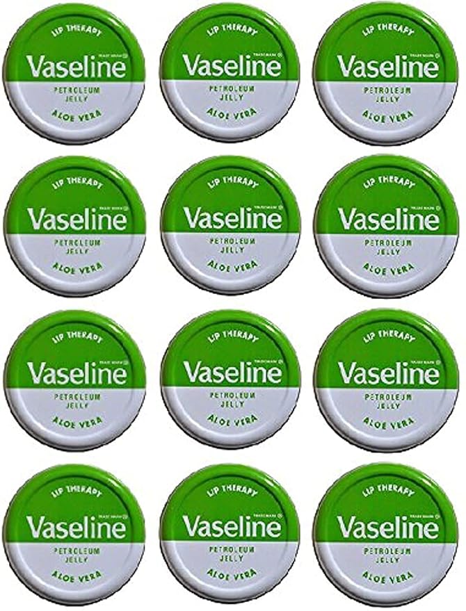 Vaseline Lip Balm 20g/0.705oz (12x20g/0.705, Aloe Vera)-Velvo Beauty