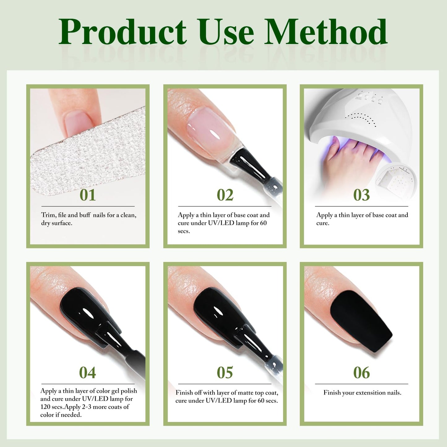 Double Rhythm 15ML No Wipe Gel Top Coat Base Coat Iridescent Glitter Shimmer 2 in 1 Nail Polish Soak Off Manicure DIY Home Salon (Matte Top Coat)-Velvo Beauty