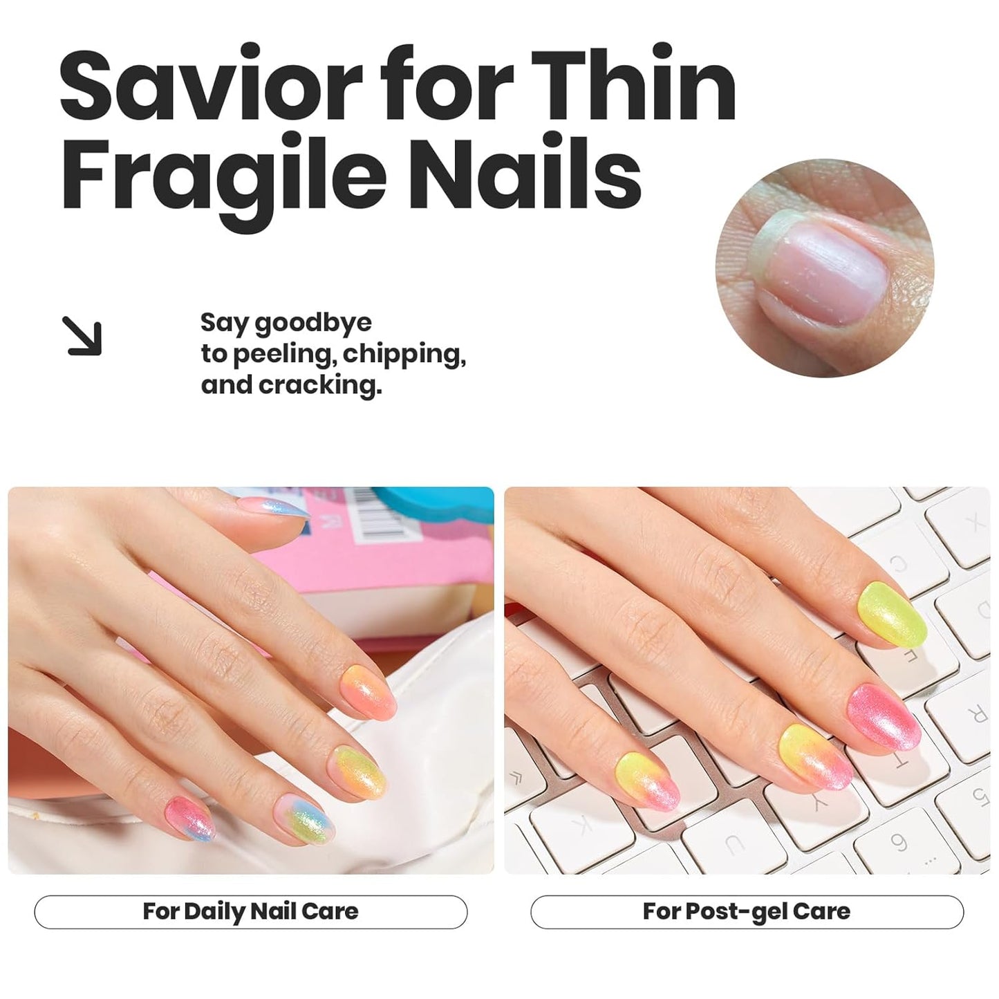 Beetles Neon Nail Polish Set, 6 Colors Glitter Nail Polish Kit Shimmer Pink Blue Green Yellow Orange Neon Fever Quick Dry Fingernail Polish Gifts for Women Salon DIY Manicure Kit-Velvo Beauty