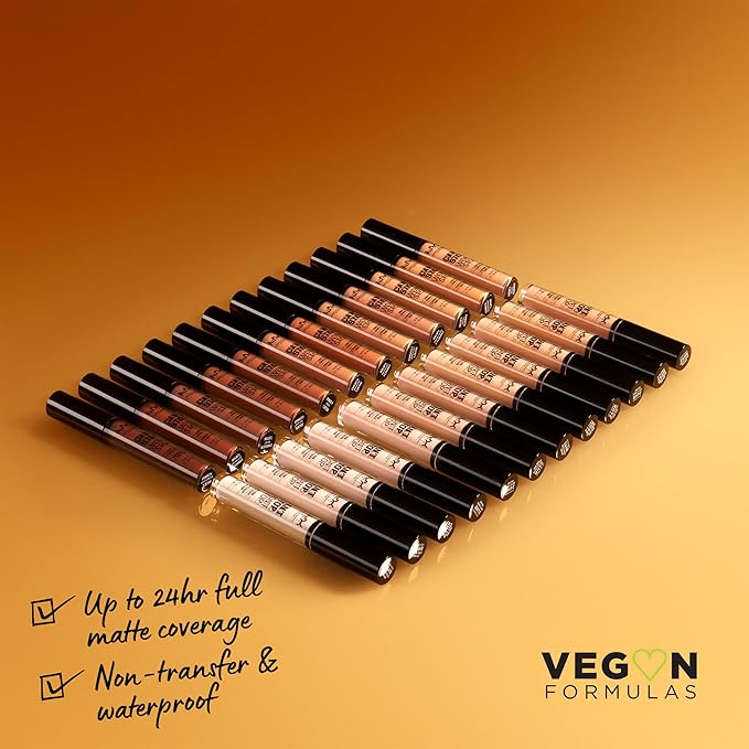 NYX PROFESSIONAL MAKEUP Can't Stop Won't Stop Contour Concealer, 24h Full Coverage Matte Finish - Natural-Velvo Beauty