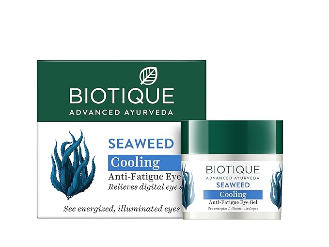Biotique Seaweed Revitalizing Anti-Fatigue Eye Gel-Velvo Beauty
