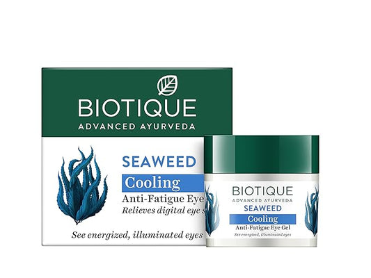 Biotique Seaweed Revitalizing Anti-Fatigue Eye Gel-Velvo Beauty