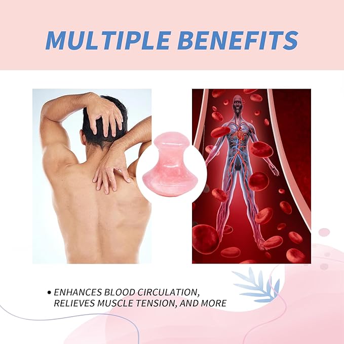 Mushroom Gua Sha Natural Rose Quartz Aventurine Gua Sha Mushroom Face Massager Stone for Eye Neck Beauty Spa Relaxing Massage Stone Facial Massage Spa Relaxing Meditation Guasha Scraping Massage Tool-Velvo Beauty