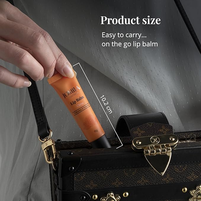 Citrus Lip Balm 15g for Dry Lips, With Lanolin, Lip Care, Improved formula, For Men and Women, 15g-Velvo Beauty