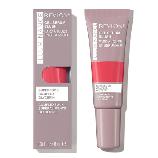 Revlon Illuminance Gel Serum Blush, Visibly Plump Cheeks, Dewy Finish and Hydrates All Day, 120 Striking Rose, 0.37 fl oz.-Velvo Beauty
