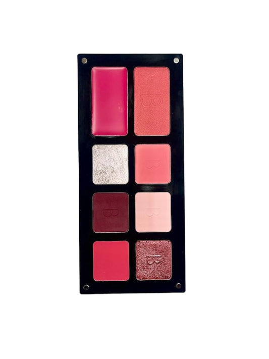 Multi-Effect Palette | All In One Palette | Bianca Makeup | Reusable Magnetic Palette | With Eyeshadows, Lipstick, and Blush | Find the effect you desire | Makeup Palette (Coquette)-Velvo Beauty