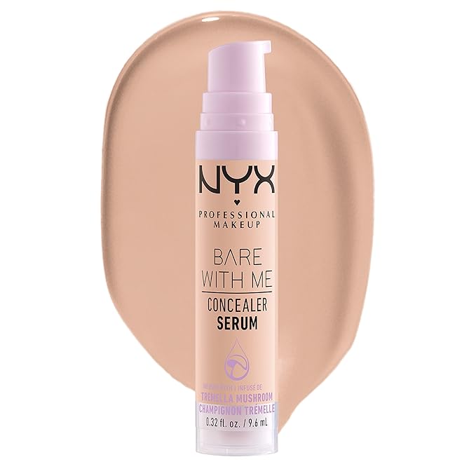 NYX PROFESSIONAL MAKEUP Bare With Me Concealer Serum, Up To 24Hr Hydration - Light-Velvo Beauty