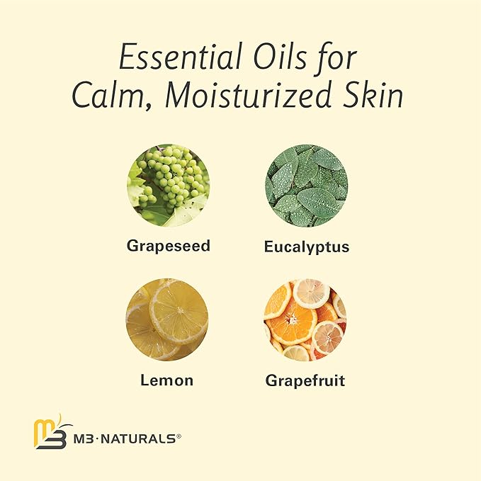 M3 Naturals Firming Body Massage Oil with Collagen & Stem Cell – Helps Smooth The Appearance of Cellulite & Improve Skin Texture – Refreshing Aromatherapy Body Oil for Legs & Full Body – 8 Fl Oz-Velvo Beauty