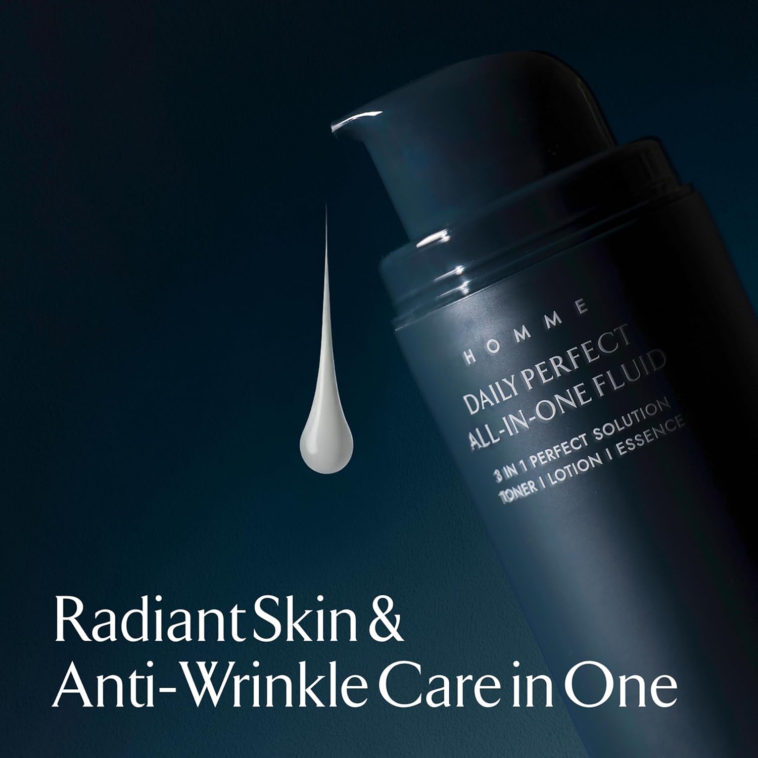 LA MUSE Homme Daily All-in-One Face Moisturizer for Men | 3-in-1 Toner, Lotion, Essence | Lightweight, Hydrating After-Shave Lotion for Oily & Sensitive Skin | Korean Skincare | Travel Size-Velvo Beauty