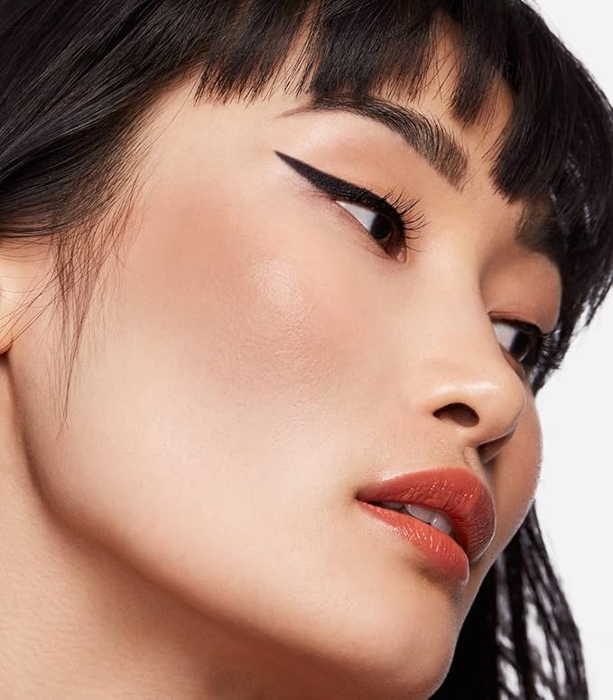 MAKE Beauty Heat Stroke Cream Blush Stick for Cheeks with Natural Hydrating Dewy Finish. Creamy Gel Blush Balm - Shade Baked, Deep Chocolate Brown Cheek Tint-Velvo Beauty