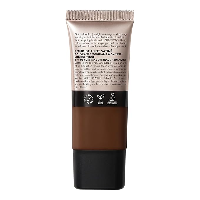 e.l.f. Soft Glam Foundation, Medium Coverage, Long-Lasting & Buildable Foundation For A Smooth, Satin Finish, Vegan & Cruelty-Free, 61 Rich Cool-Velvo Beauty