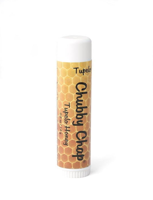 Chubby Chapstick - One (1x) Large Jumbo Chapstick Natural Chapstick - .5 Ounce Lip Balm (Tupelo Honey)-Velvo Beauty