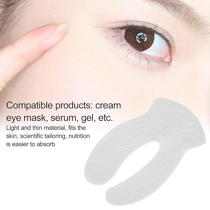 Sonew DIY Beauty Salon Eye Mask, 800pcs, Ultra-Thin, Plant Fibers, Moisturizing, Unisex, Pads, Sheet-Velvo Beauty