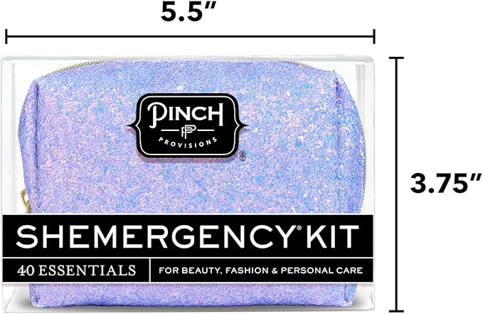 Pinch Provisions Shemergency Kit for Her, 40 Emergency Essential Items, Compact, Multi-Functional Pouch, Gift for Women, Birthday, Bachelorette Parties, and More!-Velvo Beauty