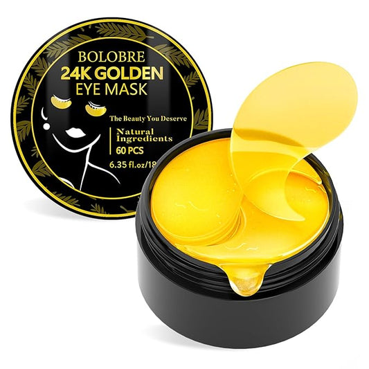 Under Eye Patches - Collagen Eye Masks for Eye Care - 60 Pcs Eye Gels for Dark Cirlce, Puffiness, Refresh, Revitalizing, Travel, Wrinkles-Velvo Beauty