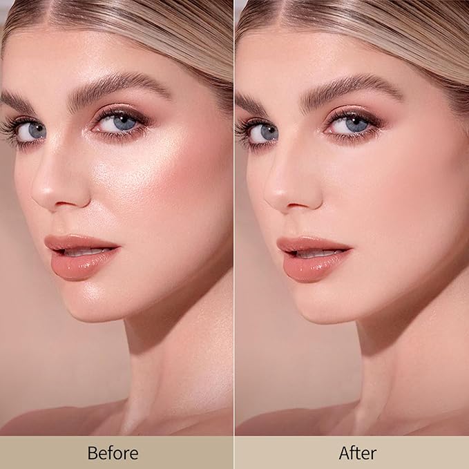 Erinde Nude Translucent Matte Setting Powder with Puff, Face Loose powder Makeup, Oil Control Finishing Powder, Lightweight Blurring Powder, Waterproof, 24H Long-Lasting, Creates Soft Focus Effect-Velvo Beauty