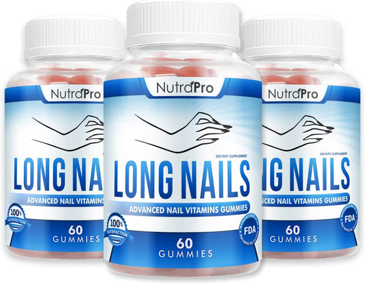 Nail Growth Vitamins for Stronger Nail - No More Chipped Nails.Nail Strengthener And Growth Supplement Gummies – Grow Strong Long Nails With Biotin And Collagen Gummies.-Velvo Beauty