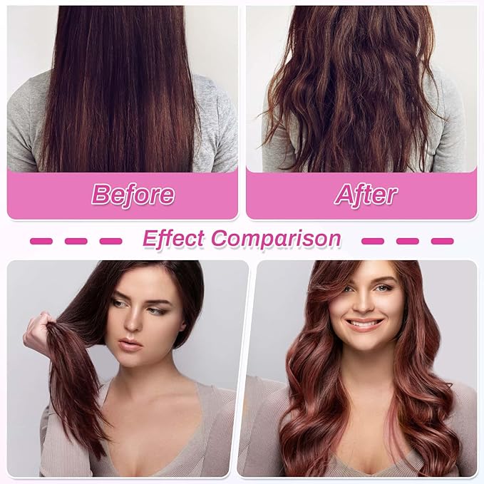 Rollers Hair Curlers 49 Pcs Set with 24Pcs Self Grip Hair Rollers 4 Sizes and 24 Pcs Hair Clips for Blowout Look Long Medium Short Thick Hair Volume-Velvo Beauty