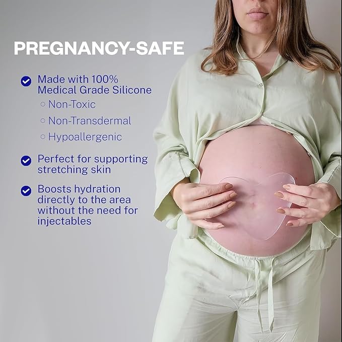 Wrinkles Schminkles Chest Wrinkle Patch & Cleanser Starter Pack - Set of Reusable Chest Silicone Wrinkle Patch + Patch Cleanser (2 oz) Maximise Uses - Smooth & Prevent Chest & Décolletage Wrinkles-Velvo Beauty