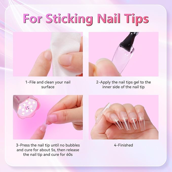 Makartt UV LED Nail Lamp - Mini UV Light for Gel Nails Polish Fast Curing Goosenecks Lamp 30W Rechargeable LED Nail Light Nail Dryer with 4 Timers & Auto Sensor for Salon Home DIY Use-Velvo Beauty