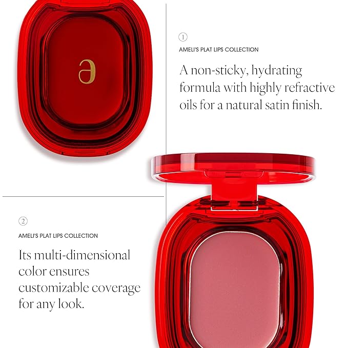 PLAT LIPS 907 COCO HAZE, Lip & Cheek, Lightweight, Naturally Dewy+ Glowy Finish, Blendable & Buildable Formula (1.2g, 0.003 oz.)-Velvo Beauty