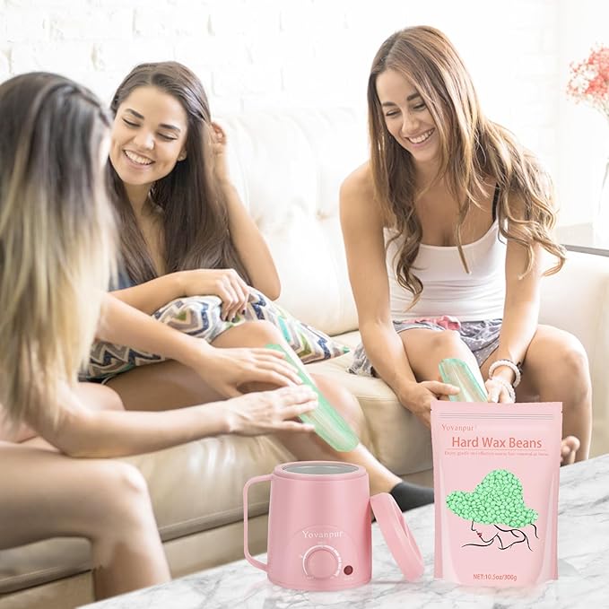 Hard Wax Beads for Hair Removal - 10.5oz Thick Hair Formula for Sensitive Skin, Full Body, Face, Chest, Back, Leg, Bikini Brazilian Waxing - Wax Refill for Women and Men-Velvo Beauty