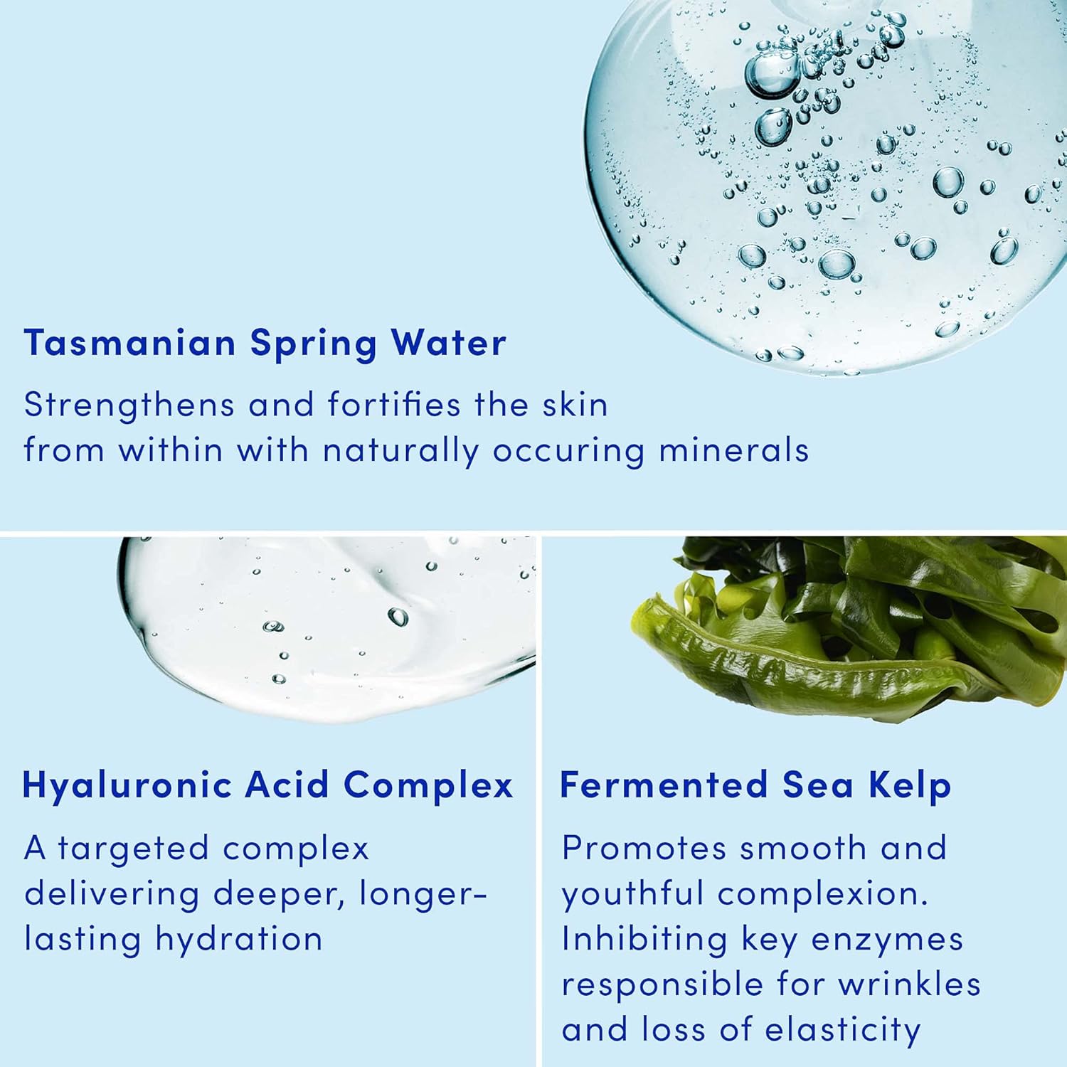 Sand & Sky Tasmanian Spring Water Hydrating Serum with Hyaluronic Acid & Probiotics - Fine Line Reducing Face Serum, Plumps Skin & Smooths Wrinkles, 1 fl oz-Velvo Beauty