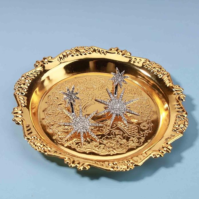 Starburst Jacket Earrings Gold Rhinestone Sun Earrings Front Back Studs Earrings Boho Celestial Earrings Jewelry for Women and Girls Gifts-Velvo Beauty