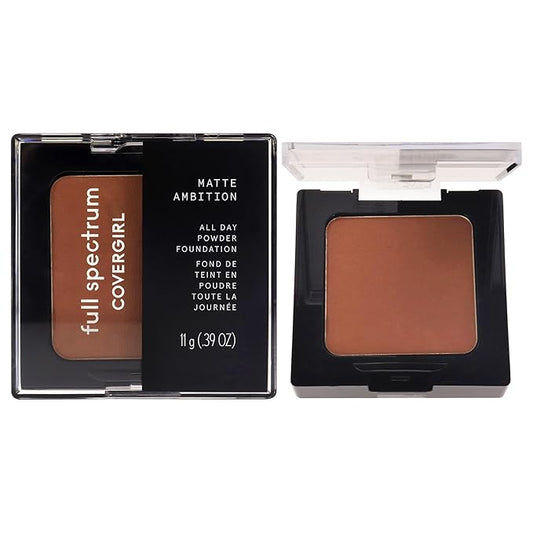 COVERGIRL Matte Ambition, All Day Powder Foundation, Deep Neutral 2, 0.38 Ounce-Velvo Beauty