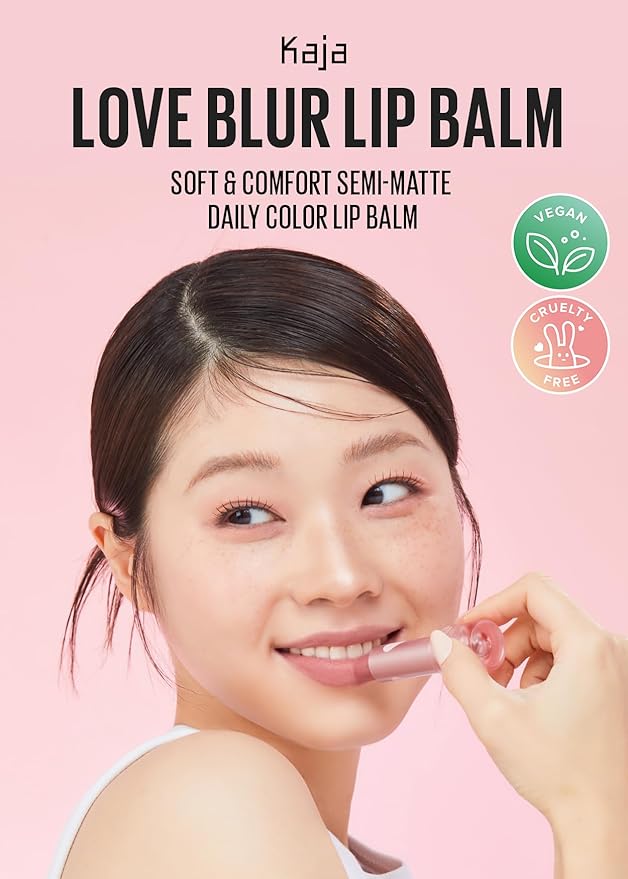 Kaja Love Blur Lip Balm - 06 Affection | Soft & Comfort Semi-Matte Blurring Daily Color Lip Balm | Shea Butter, Avocado Oil, Citrus Unshiu Peel Extract, Vitamin E Infused |4g / 0.14oz.-Velvo Beauty