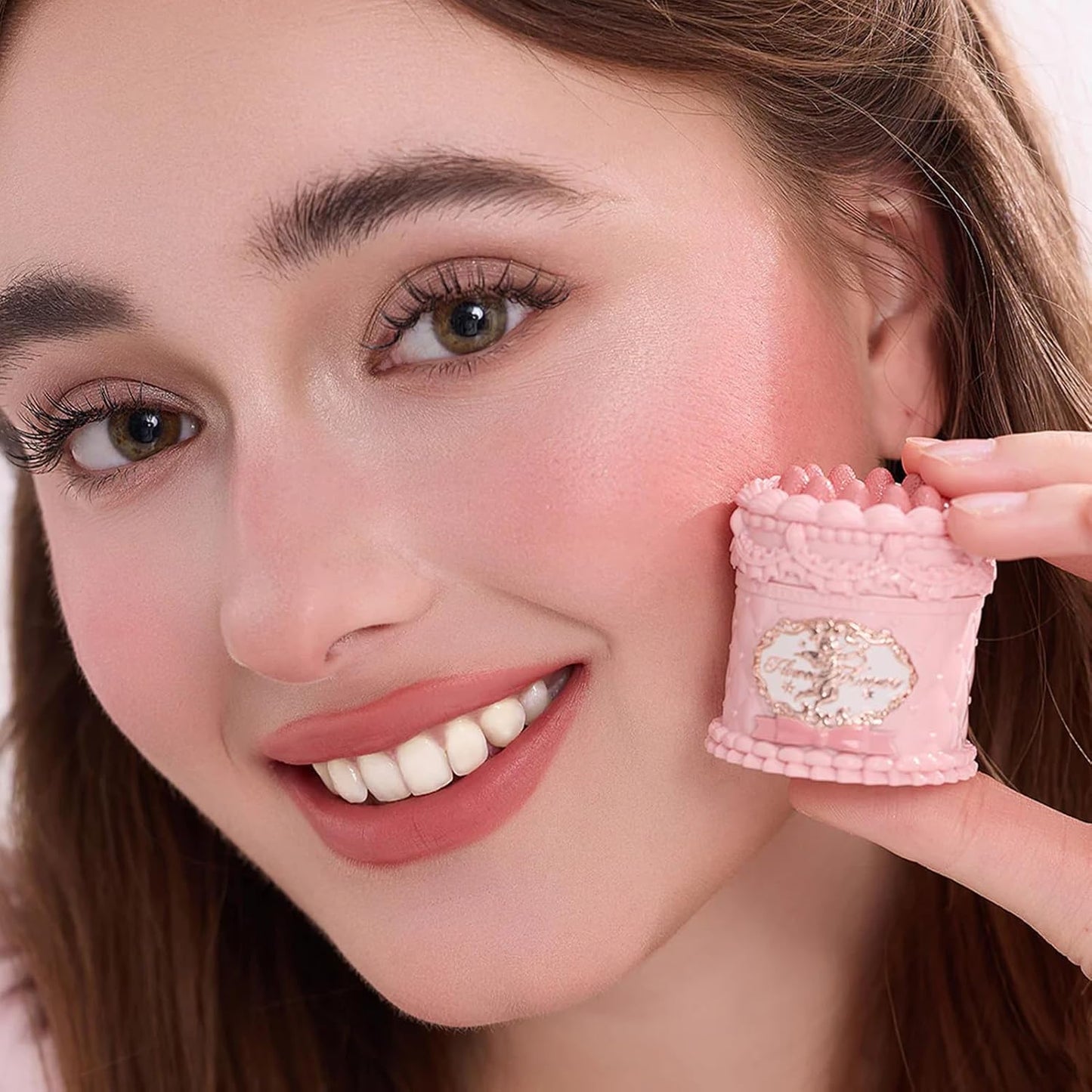 Flower Knows Strawberry Cupid Cake Lip Cream,Velvety-Smooth Matte Liquid Lipstick,Hydrating,Smudge-proof & Stain-Free Lip Stain(V01 Vanitea,0.17 Fl Oz)-Velvo Beauty