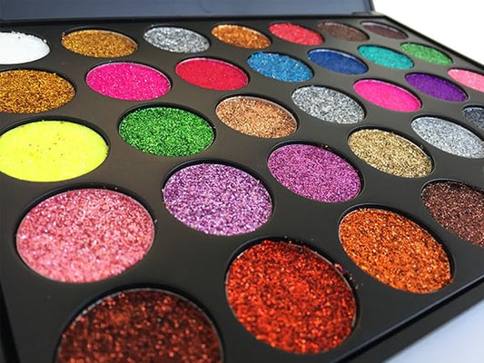 Glitter Eyeshadow New 35 Color Sequin Natural Professional Makeup Palette Mixing-Velvo Beauty
