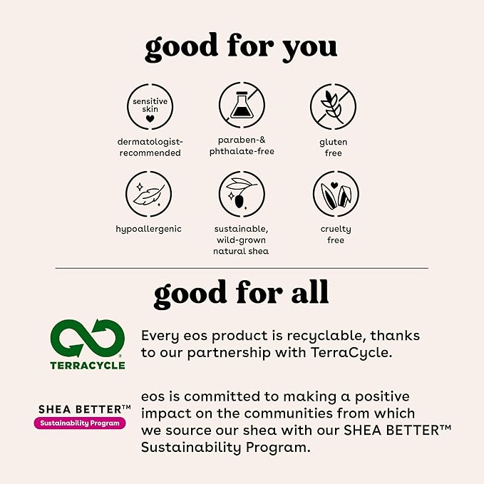 eos 100% Natural Lip Balm- Vanilla Mint & Sweet Mint, All-Day Moisture, Recyclable Carton, 0.14 oz, 2-Pack-Velvo Beauty