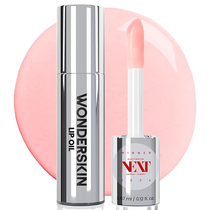 Wonderskin Lip Oil Rehab Serum - Tinted Lip Oil, Hydrating, Moisturizing, and Non-Sticky Coral Pink Tint Serum for Dry Lips (Lover)-Velvo Beauty